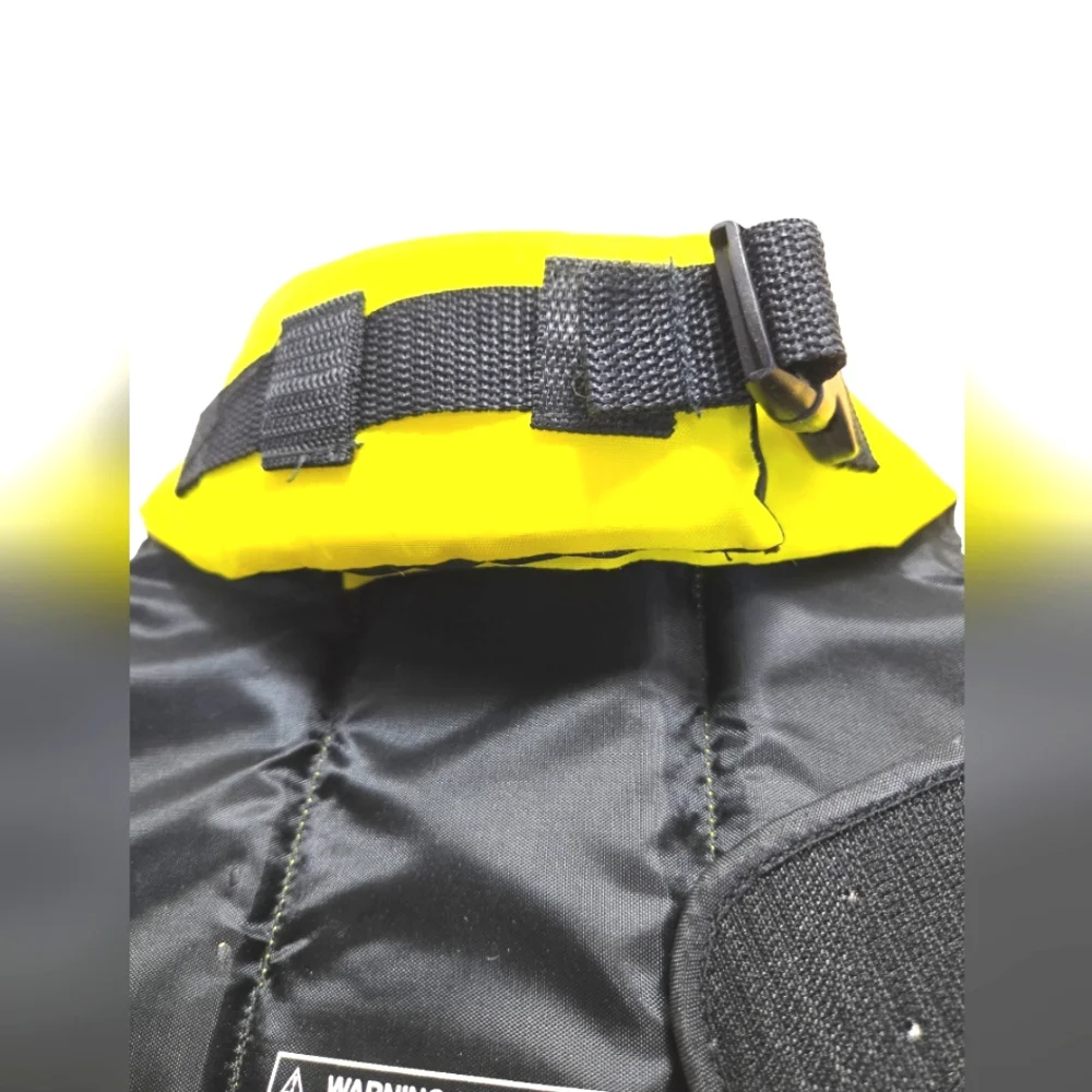 ``P25689 - Yellow Swimways Doggie Swim Vest Life Jacket